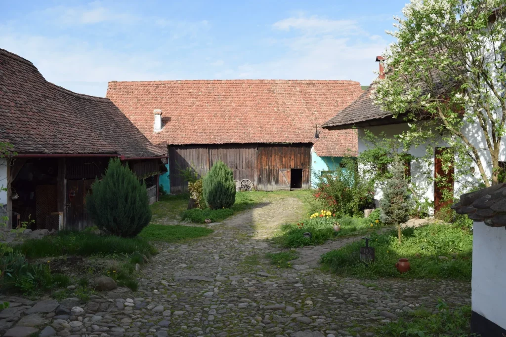 cour intérieure Casa cu Zorele
