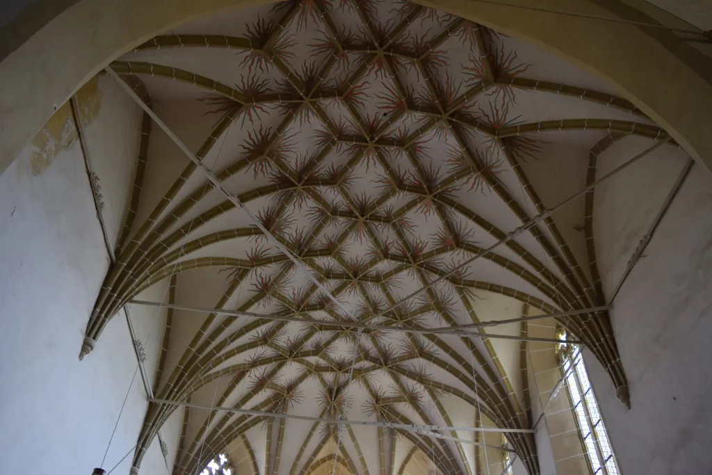 la voute de l'église de Biertan