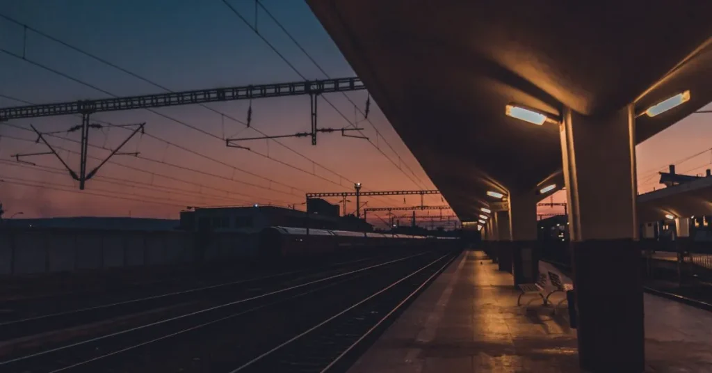 gare bucarest nuit